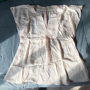 Blush flowy top